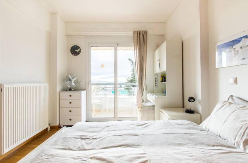 Postel nebo postele na pokoji v ubytování City apartment Mall center