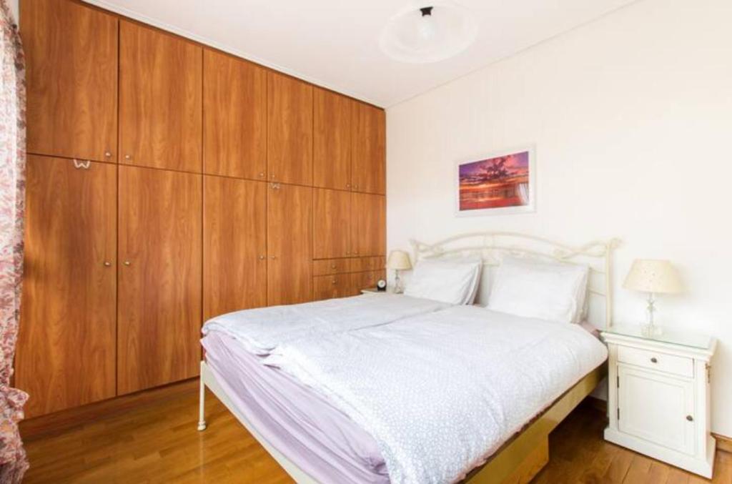 Postel nebo postele na pokoji v ubytování City apartment Mall center