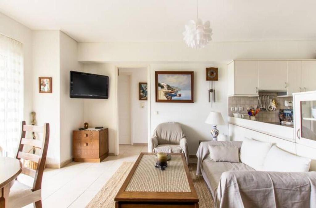 Kuchyň nebo kuchyňský kout v ubytování City apartment Mall center