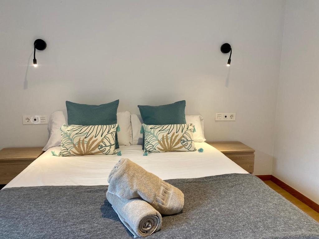 Postel nebo postele na pokoji v ubytování PROBER_LES BONS
