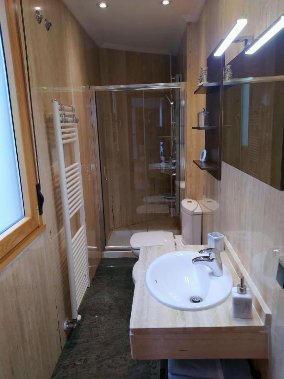 Koupelna v ubytování Ático Pta Zamora Larga estancia