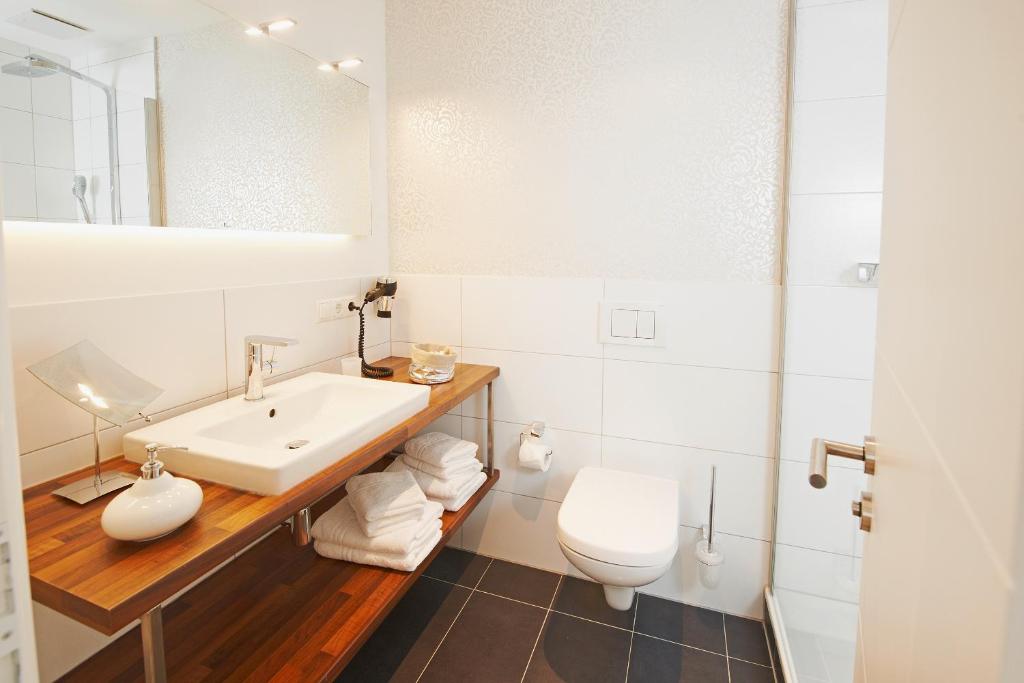 Koupelna v ubytování Hotel Nordwind