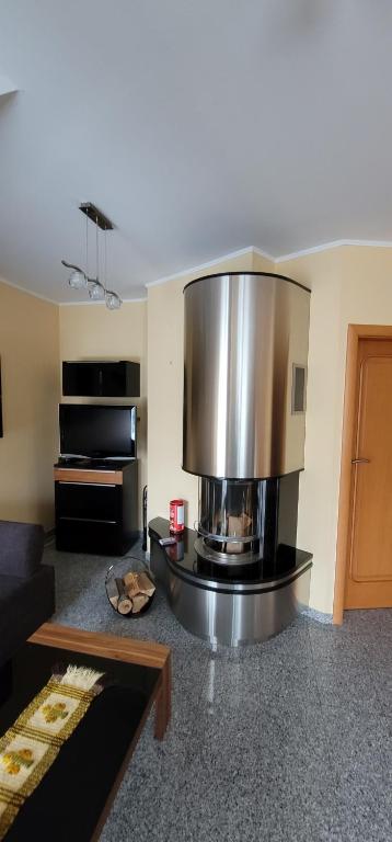 Kuchyň nebo kuchyňský kout v ubytování Apartamenty Solar