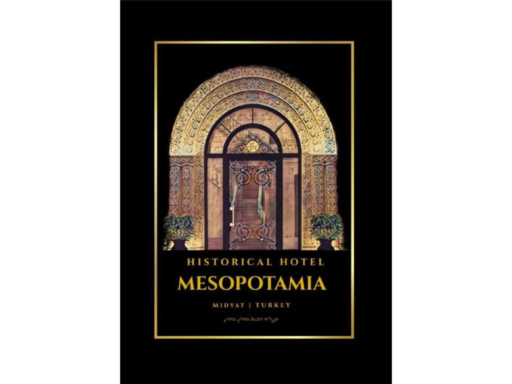 een boek van het historische hotel mexicoospotuna bij Kasri Mezopotamya in Midyat