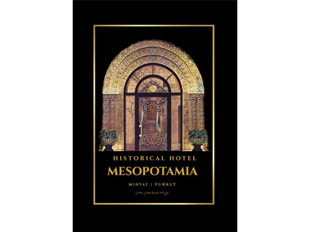 a book of the historical hotel mexicoospotuna at Kasri Mezopotamya in Midyat
