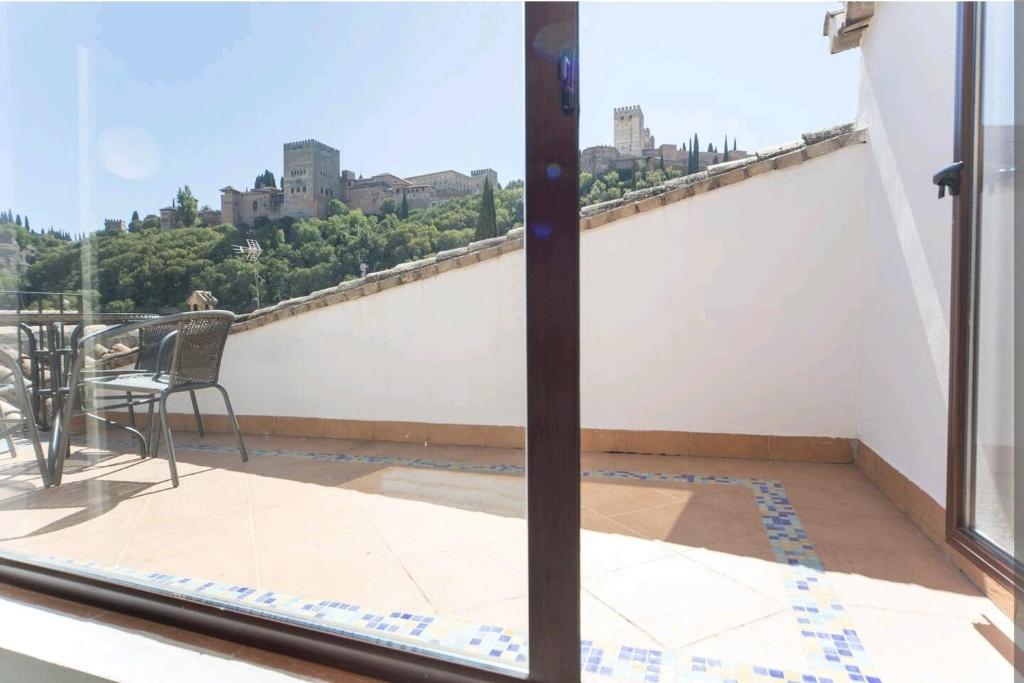 Balkón nebo terasa v ubytování Mi Vecina La Alhambra