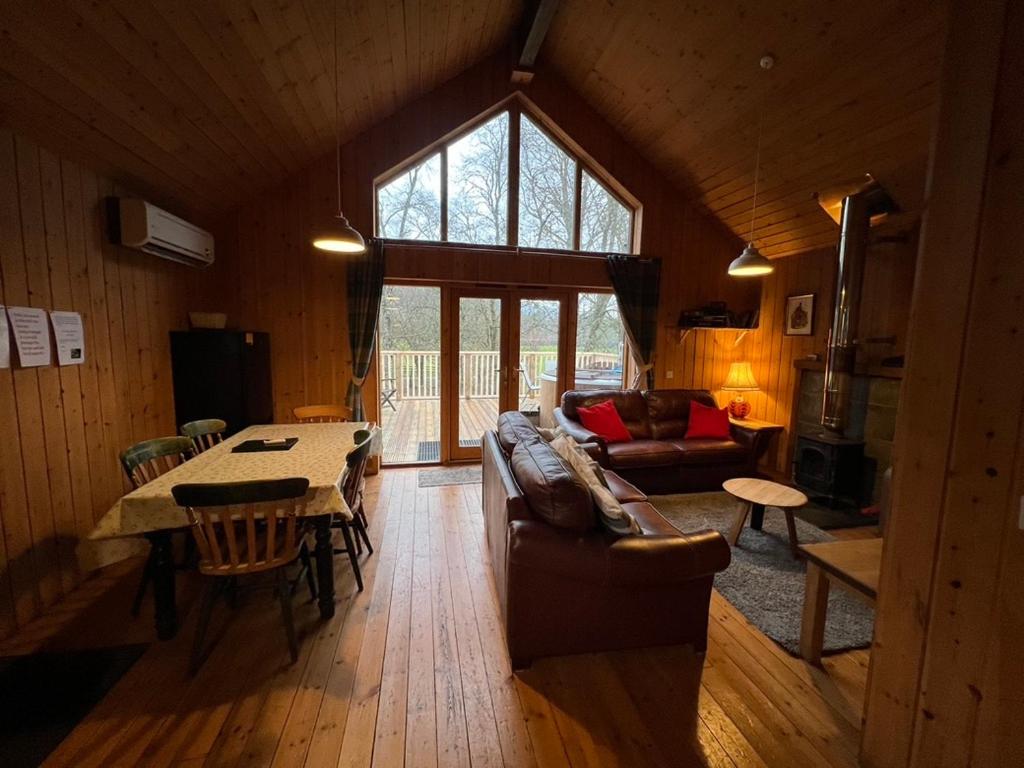 Posezení v ubytování Fern Lodge