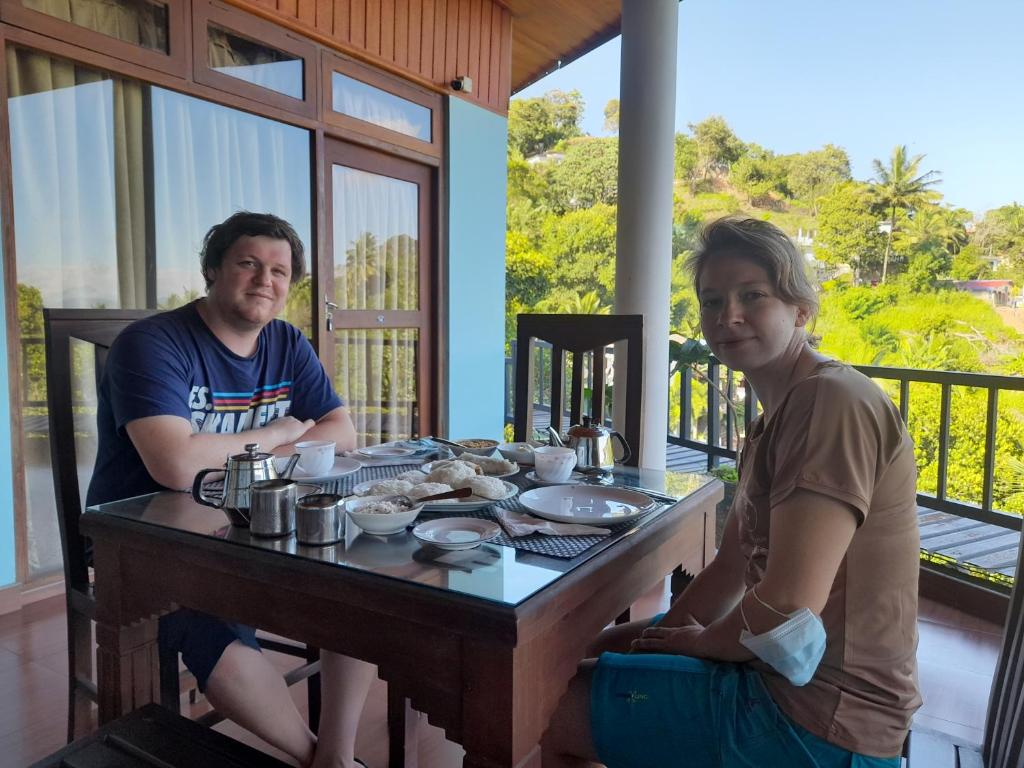 Balkón nebo terasa v ubytování Blue Haven Guest House