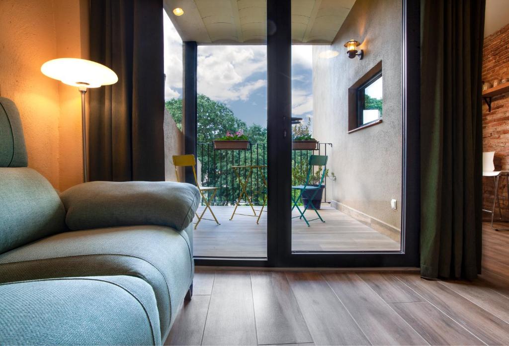Posezení v ubytování Priorat Aparthotel