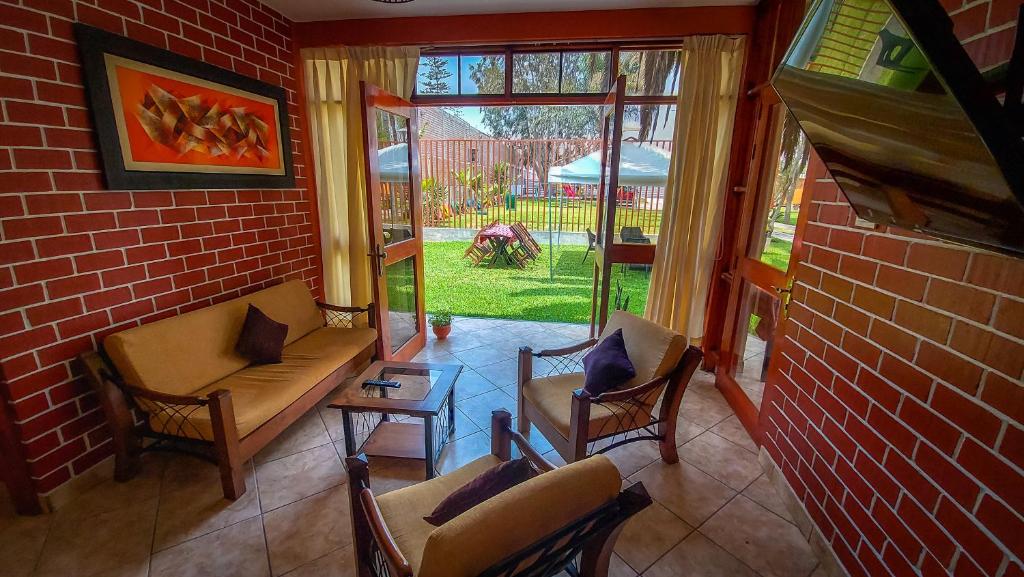 Zahrada ubytování Resort la Fogata Cieneguilla