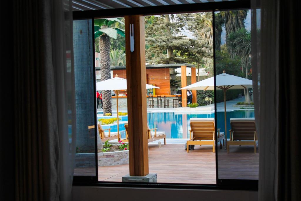Bazén v ubytování Resort la Fogata Cieneguilla nebo v jeho okolí