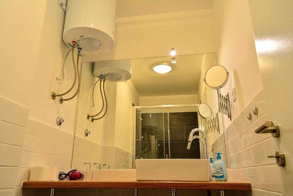Koupelna v ubytování Golden B&B