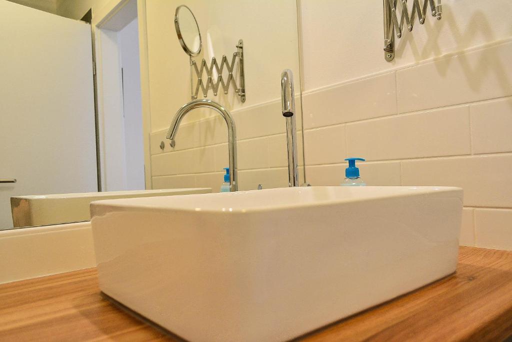 Koupelna v ubytování Golden B&B