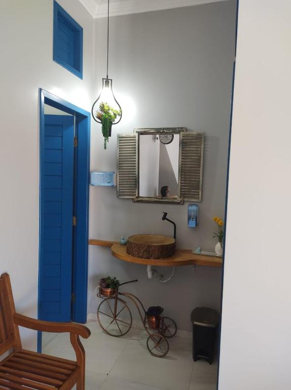 Kuchyň nebo kuchyňský kout v ubytování Pousada Vila de Charme