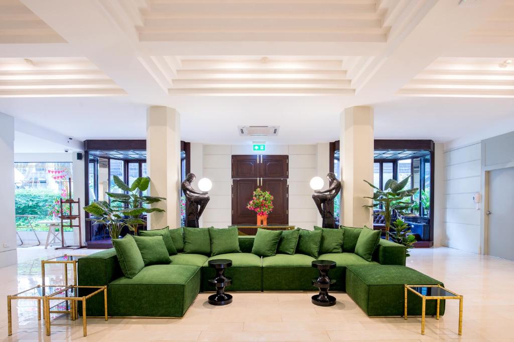 Posezení v ubytování Hotel Thomas Bangkok