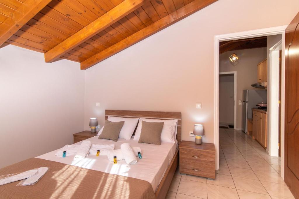 Postel nebo postele na pokoji v ubytování Nobbi City Centre Apartments