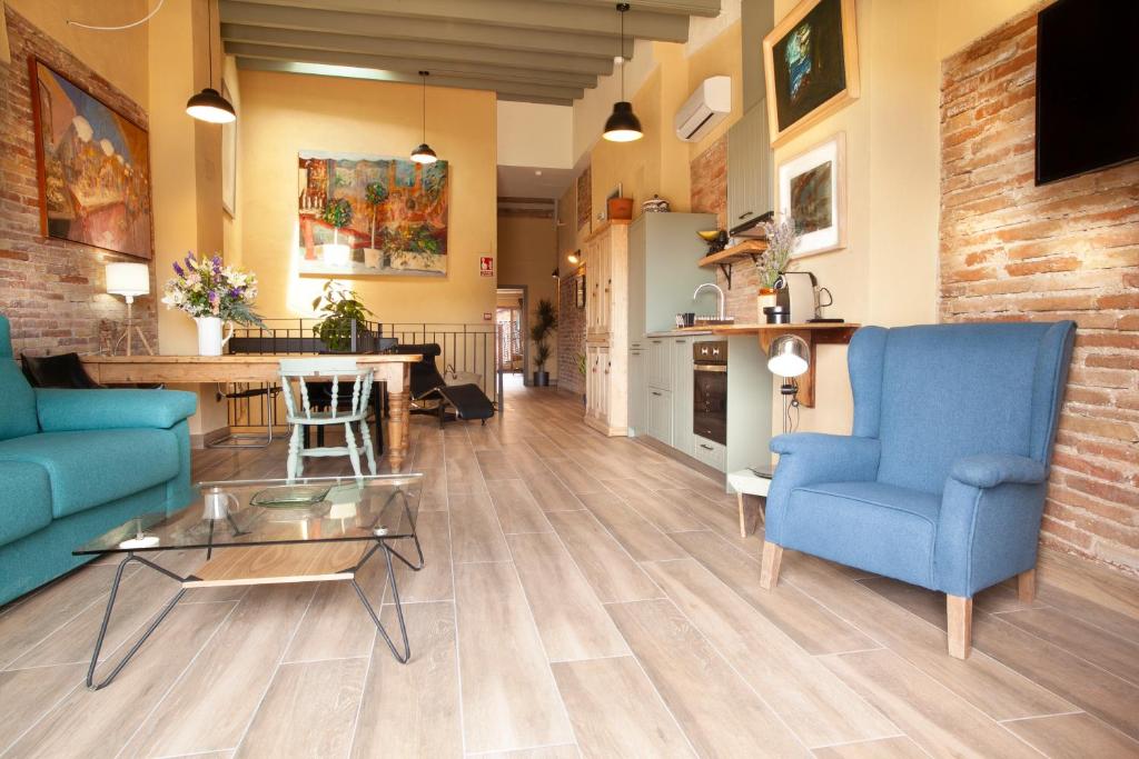 Posezení v ubytování Priorat Aparthotel