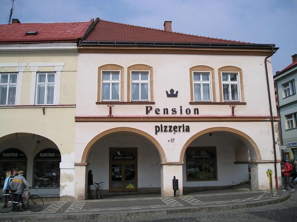 Budova, kde se penzion nachází