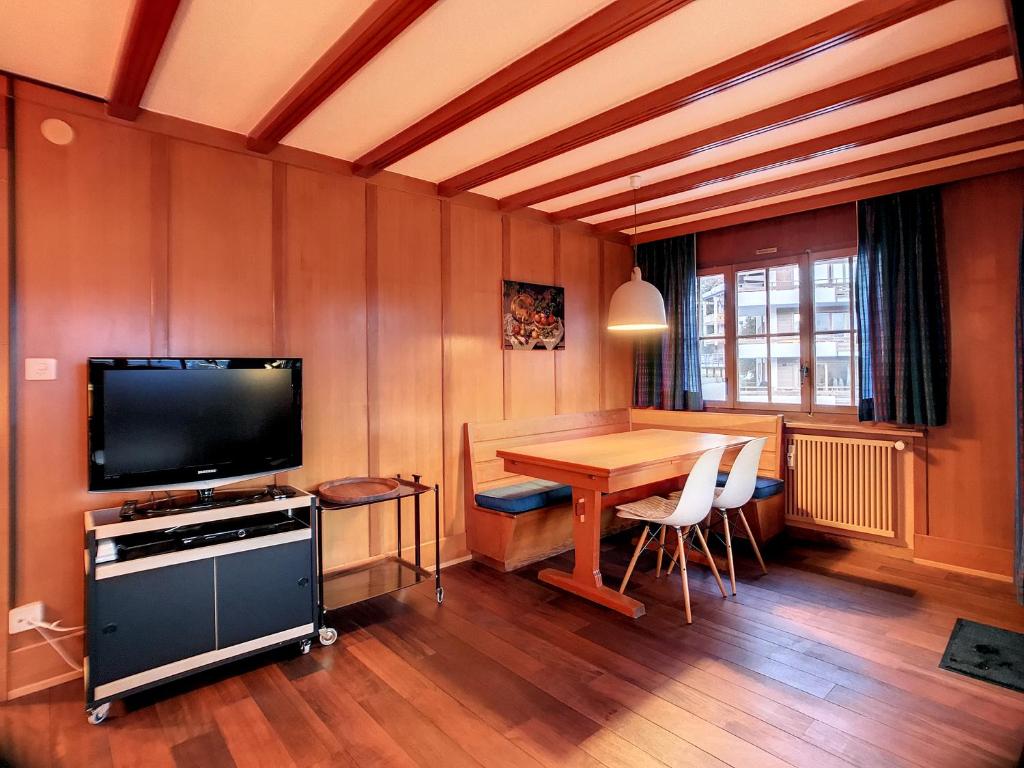 TV a/nebo společenská místnost v ubytování Apartment Jacky 7
