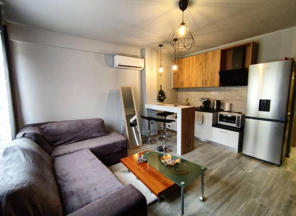 Köök või kööginurk majutusasutuses Alexandras cozy apartment Ioannina