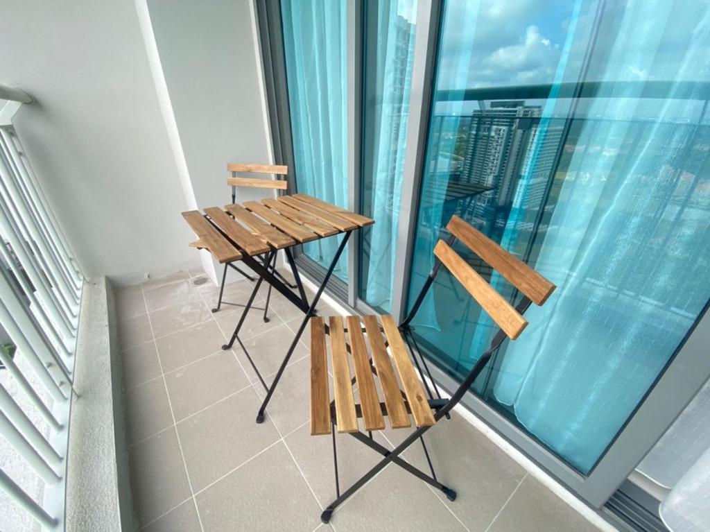 Balkón nebo terasa v ubytování Teega Suites, Puteri Harbour, Iskandar Puteri