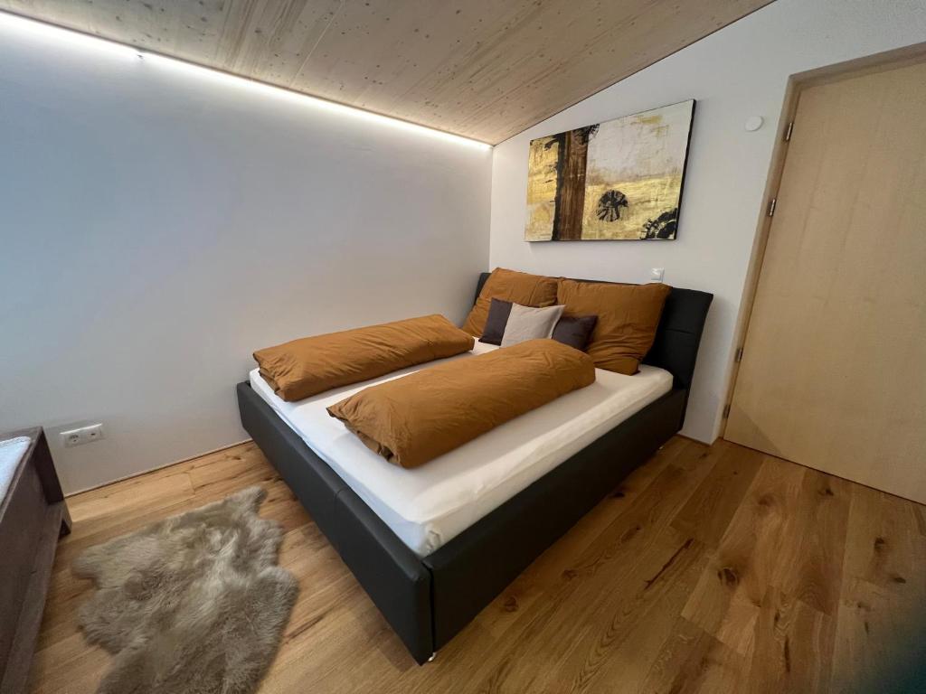 Postel nebo postele na pokoji v ubytování River Lodge