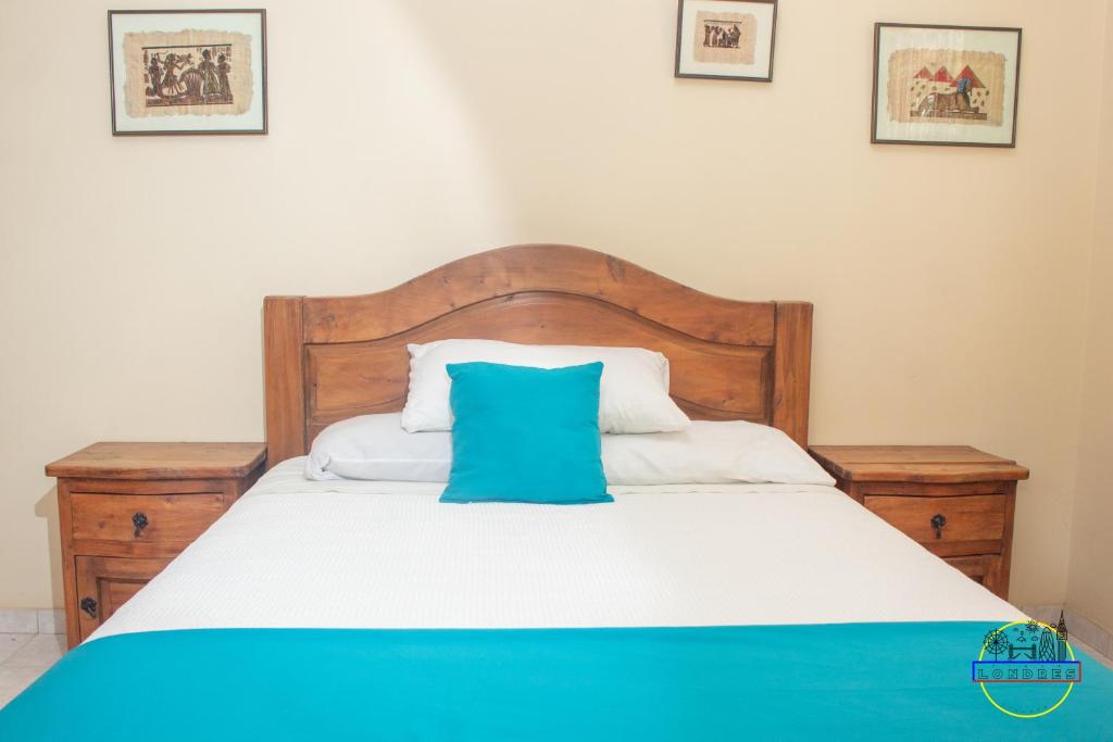 Postel nebo postele na pokoji v ubytování Hotel Finca Londres