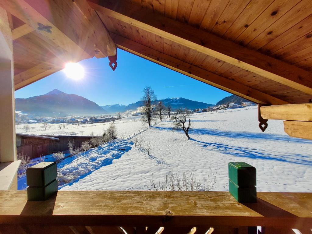 Ferienwohnung Flachau Oberlehengut v zime
