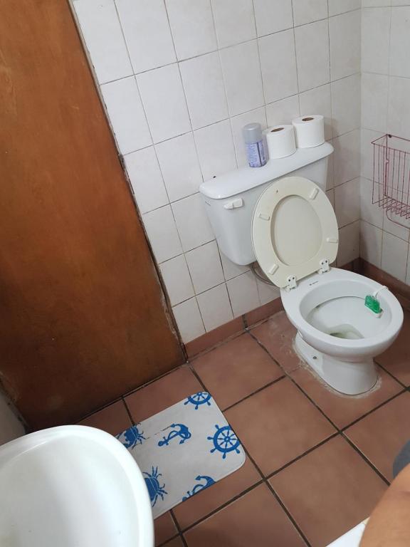 Koupelna v ubytování La Casita De Atras