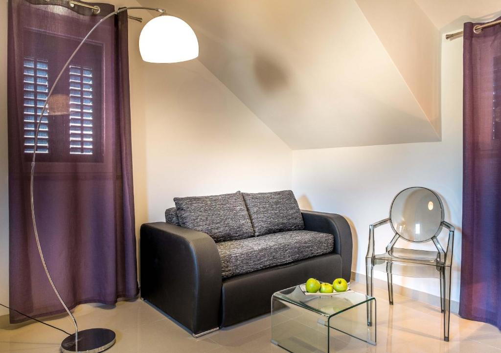 Posezení v ubytování Split Oasis Studio Apartments