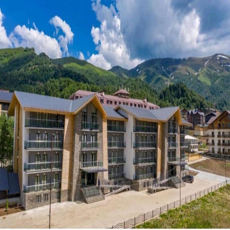 Nespecifikovaný výhled na hory nebo výhled na hory při pohledu z apartmánu