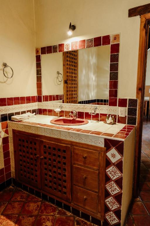 Koupelna v ubytování Kukurutz Residencia