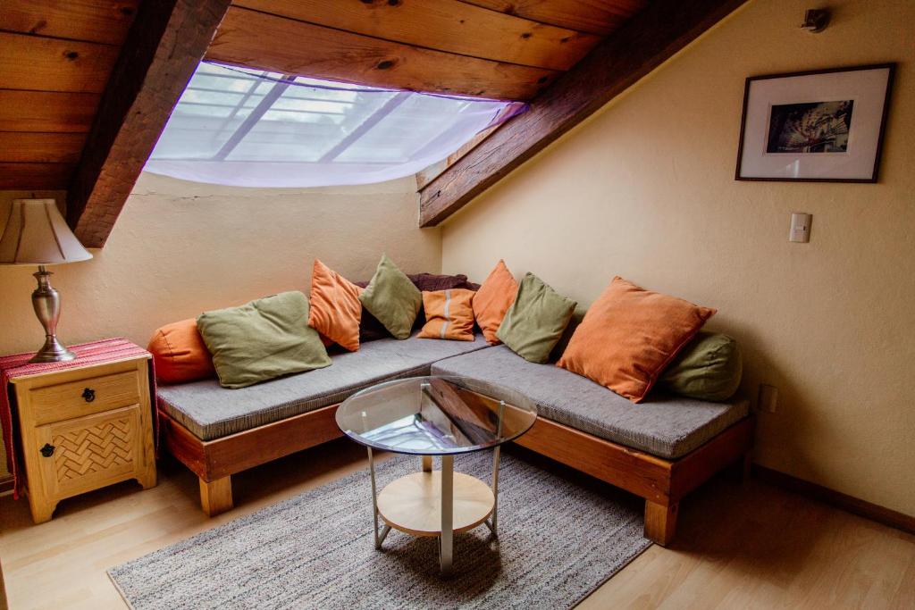 Posezení v ubytování Kukurutz Residencia