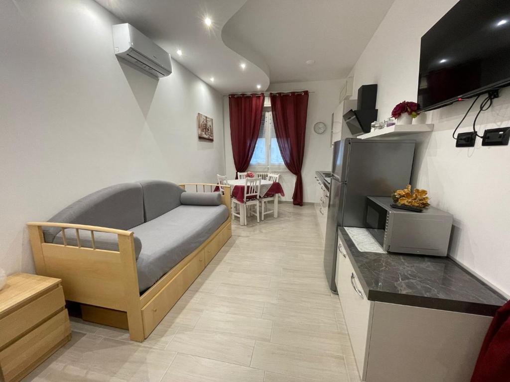 TV a/nebo společenská místnost v ubytování Alice sweet home
