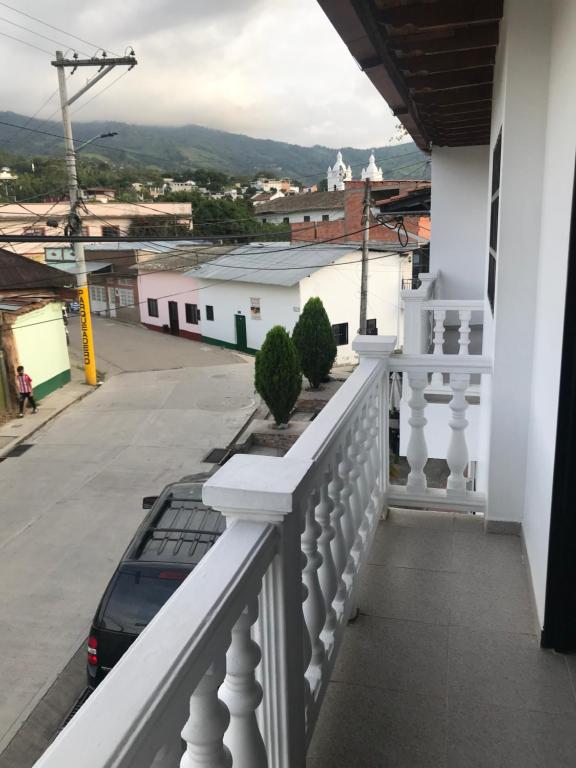 Balkón nebo terasa v ubytování Hotel Buganvilla