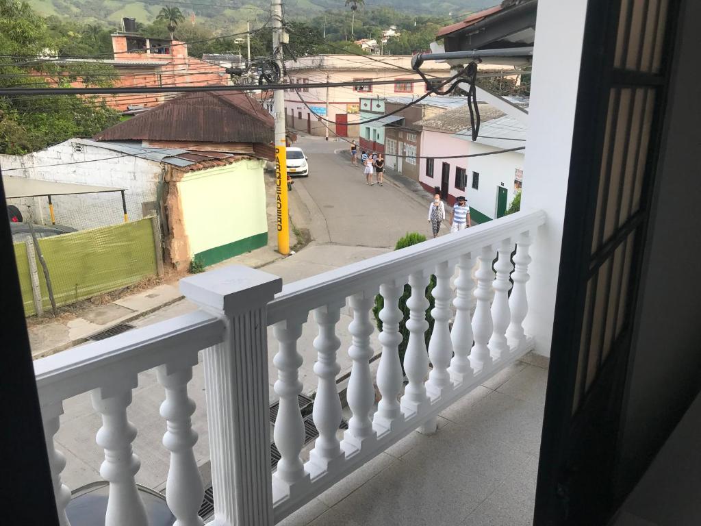 Balkón nebo terasa v ubytování Hotel Buganvilla