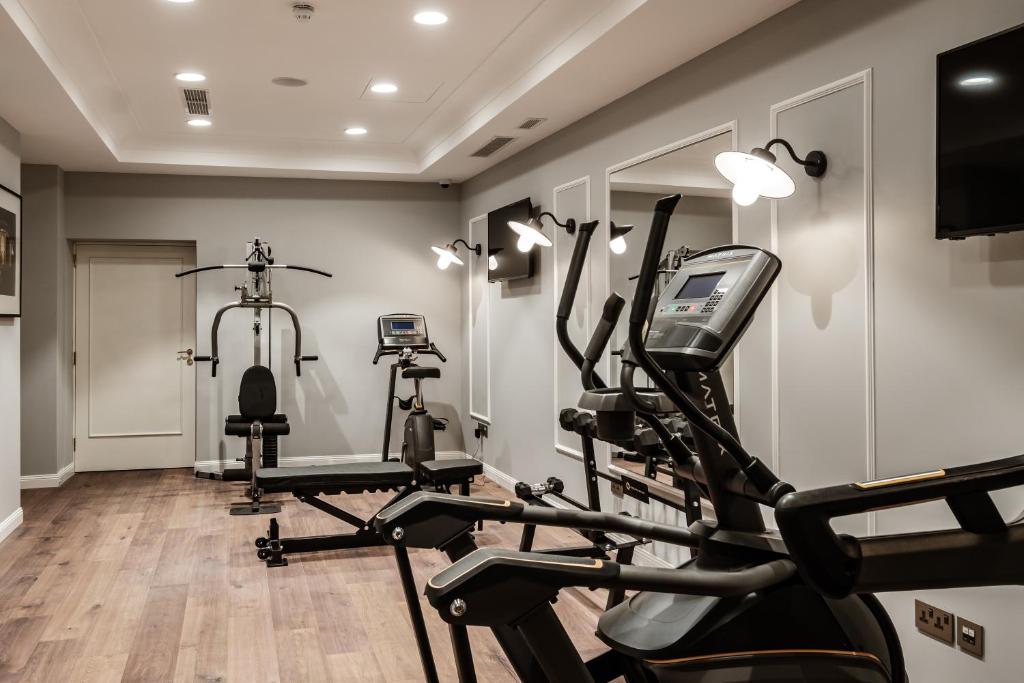 Fitness centrum a/nebo fitness zařízení v ubytování The Gomerino Hotel