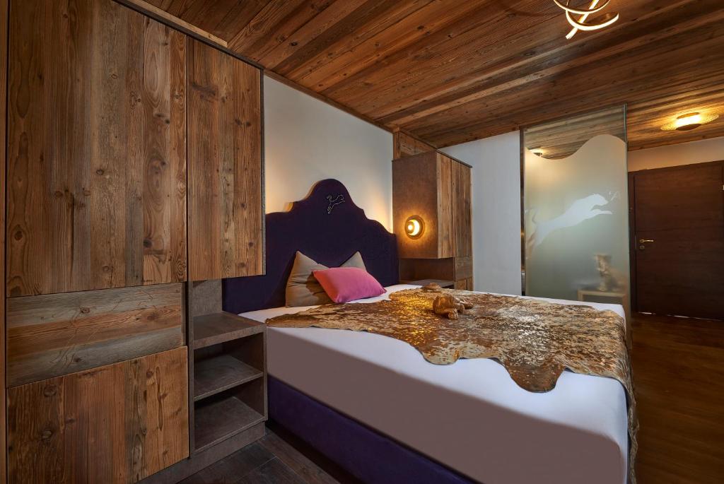 Posteľ alebo postele v izbe v ubytovaní Hotel Panther'A