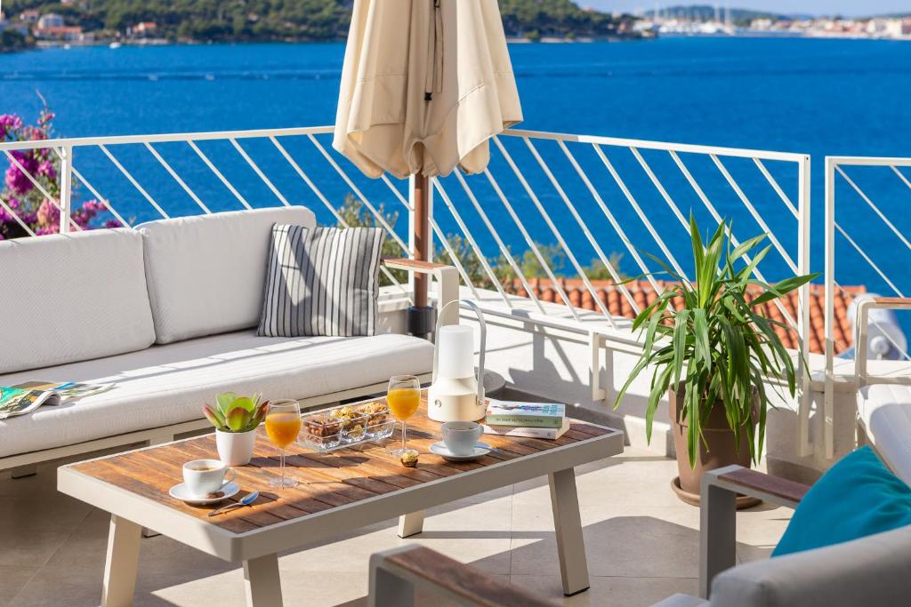 En balkon eller terrasse på Holiday home D&D RESIDENCE