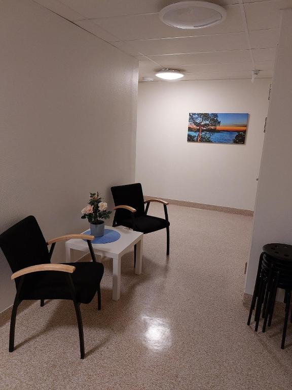 Posezení v ubytování Hammarö Vandrarhem