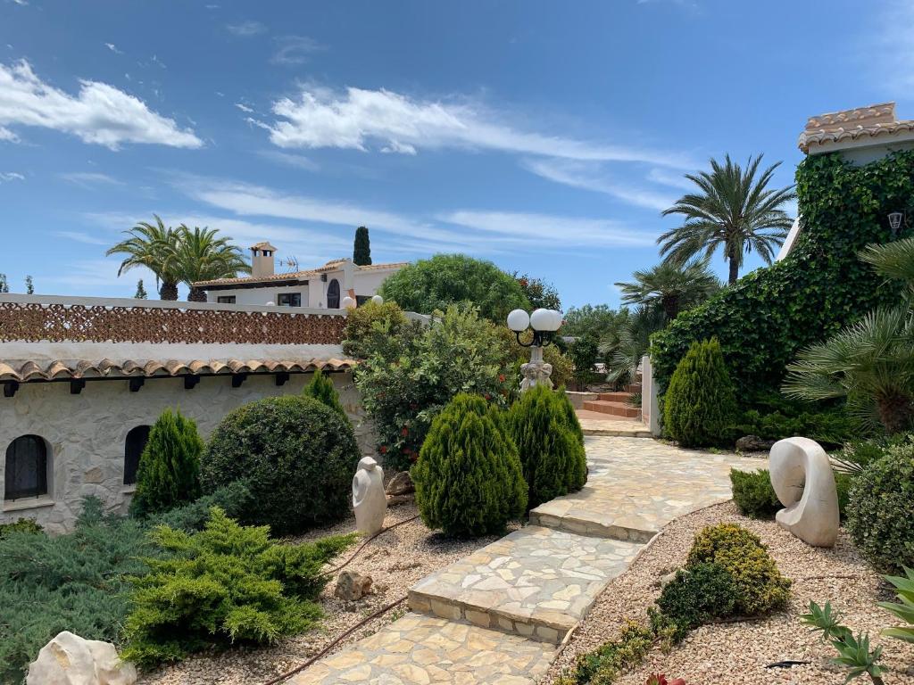 Zahrada ubytování Bonito apartamento villa Joya