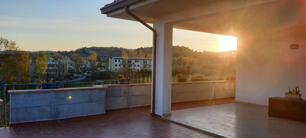 Balkon lub taras w obiekcie Casa Vacanze Cerreto 2