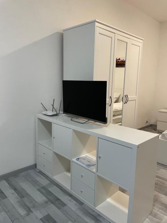 TV a/nebo společenská místnost v ubytování Apartmant T&T