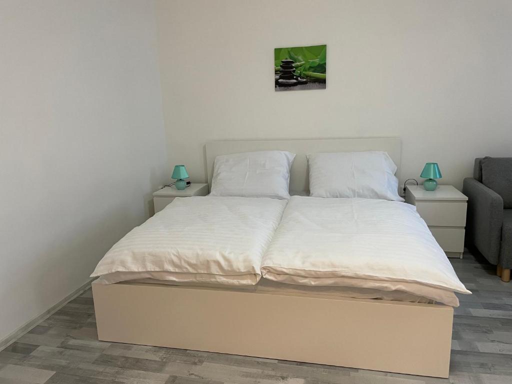 Postel nebo postele na pokoji v ubytování Apartmant T&T