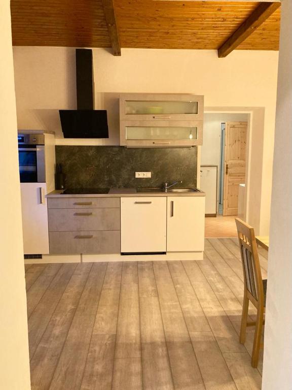 Kuchyň nebo kuchyňský kout v ubytování Haus Obernig