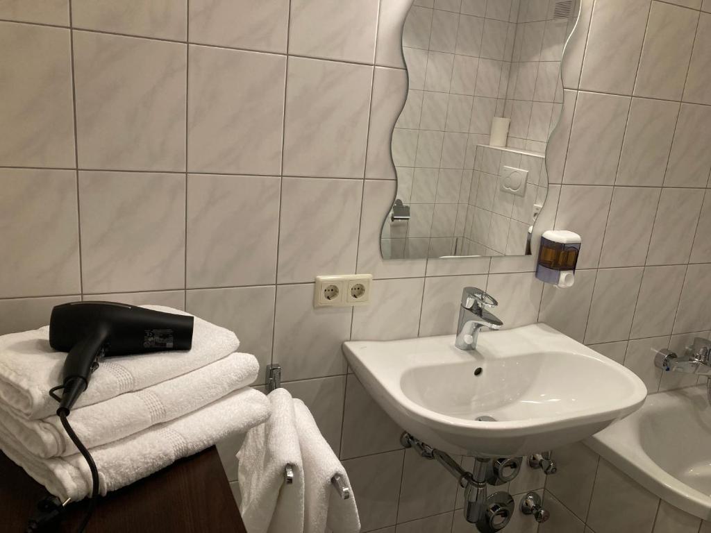 Koupelna v ubytování Ferienwohnung Thöny Vandans