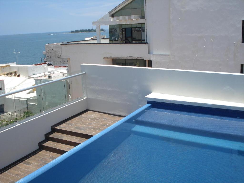 Bazén v ubytování EMS Hoteles Boca del Río nebo v jeho okolí