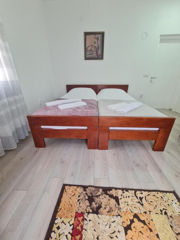 Postel nebo postele na pokoji v ubytování "Astor16" Apartments