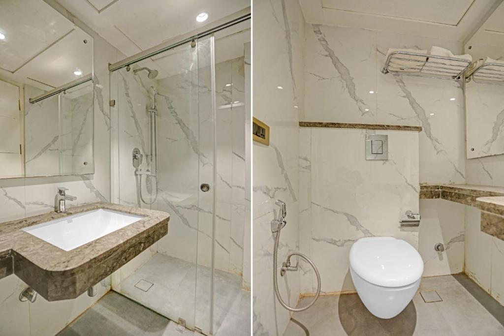 Koupelna v ubytování The Pinky Villa - Heritage Boutique Suites