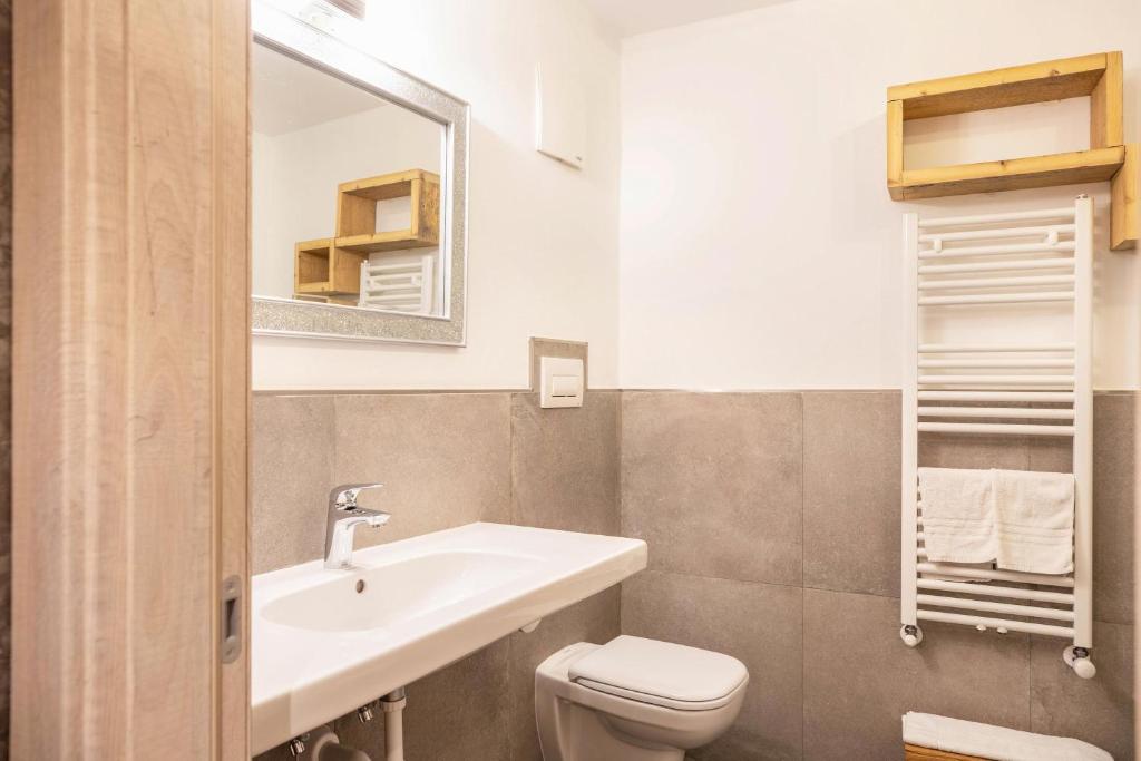 Koupelna v ubytování Chalet Osmar Suite 2